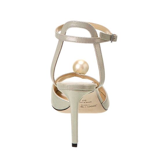 Jimmy Choo Sacora 85 Suede Sandal - Picture 3 of 5